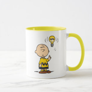 Caneca Amendoins   Ideia da lâmpada de Charlie Brown