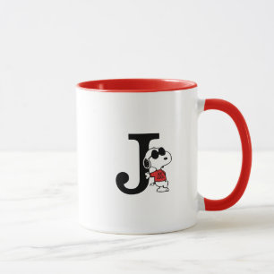 Caneca Amendoins "Joe Legal" em pé Monograma J