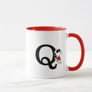 Caneca Amendoins "Joe Legal" em pé Monograma Q