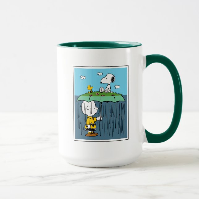 Caneca Amendoins | Meio dia chuvoso Dia chuvoso Dia ensol (Direita)