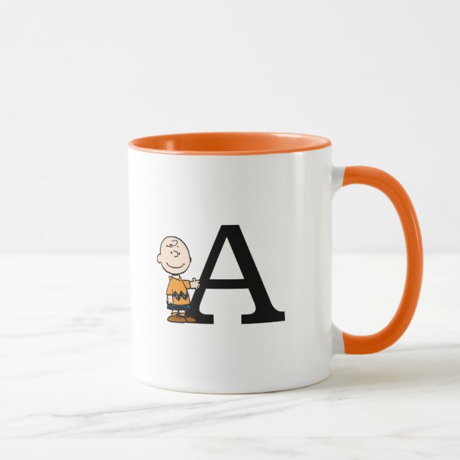 Caneca Amendoins | Monograma A Charlie Brown (Direita)