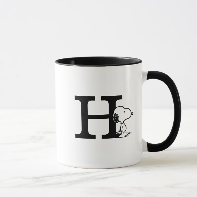 Caneca Amendoins | Monograma de espionagem H (Direita)