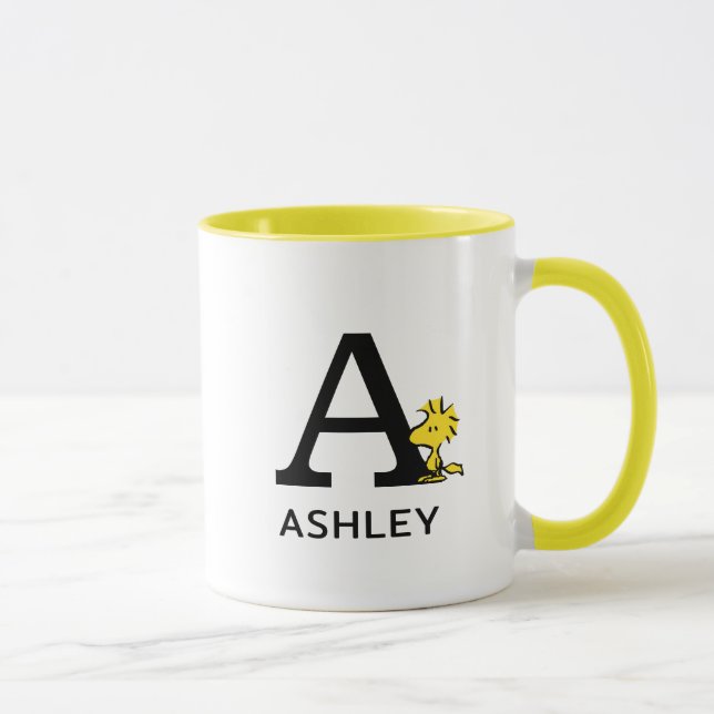 Caneca Amendoins | Nome do Woodstock e Monograma A (Direita)