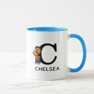 Caneca Amendoins Nome Franklin e Monograma C