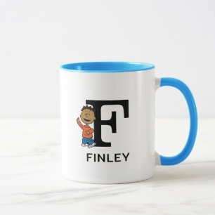 Caneca Amendoins Nome Franklin e Monograma F