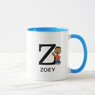 Caneca Amendoins Nome Franklin & Monograma Z