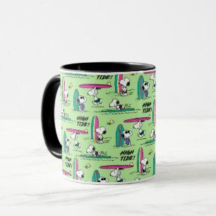 Caneca Amendoins Padrão de alto nível do oceano de espi