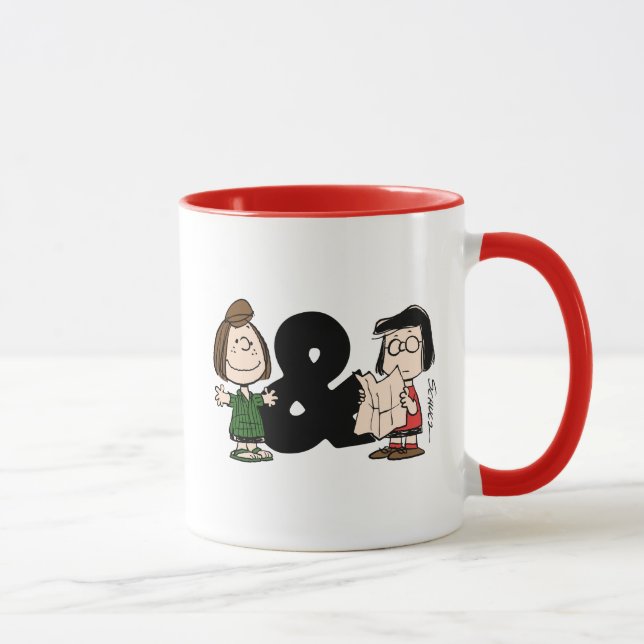 Caneca Amendoins | Peppermint Patty & Marcie (Direita)