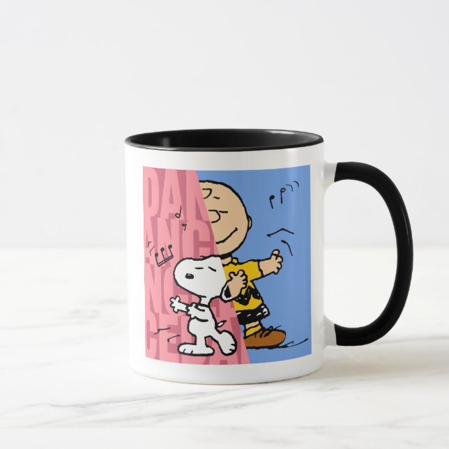 Caneca Amendoins | Snoopy & Charlie Brown Half & Half Dan (Direita)