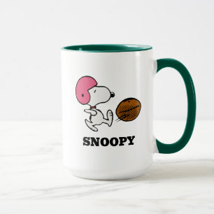 Caneca Amendoins   Snoopy Football Kicker