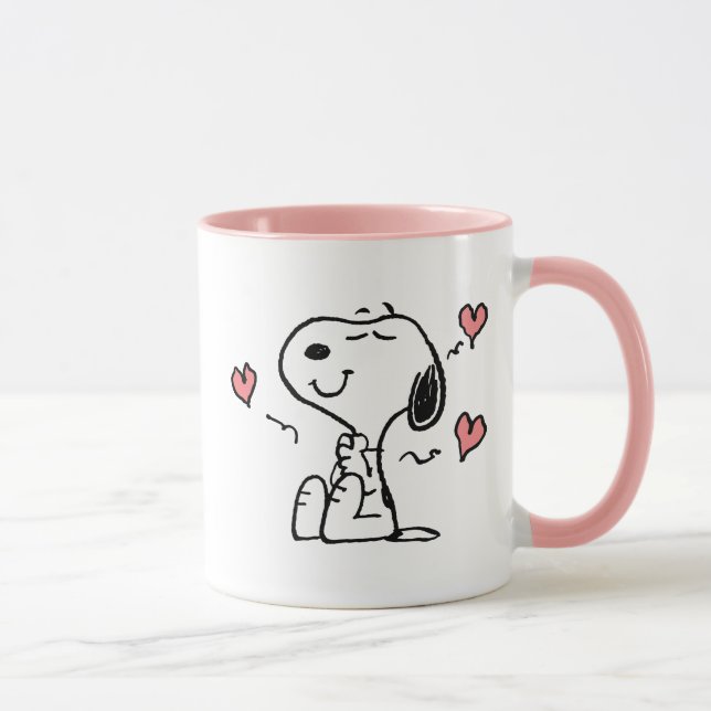 Caneca Amendoins | Snoopy Hearts (Direita)