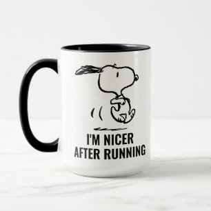 Caneca Amendoins Snoopy Running