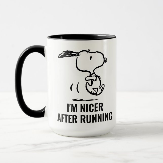 Caneca Amendoins | Snoopy Running (Esquerda)