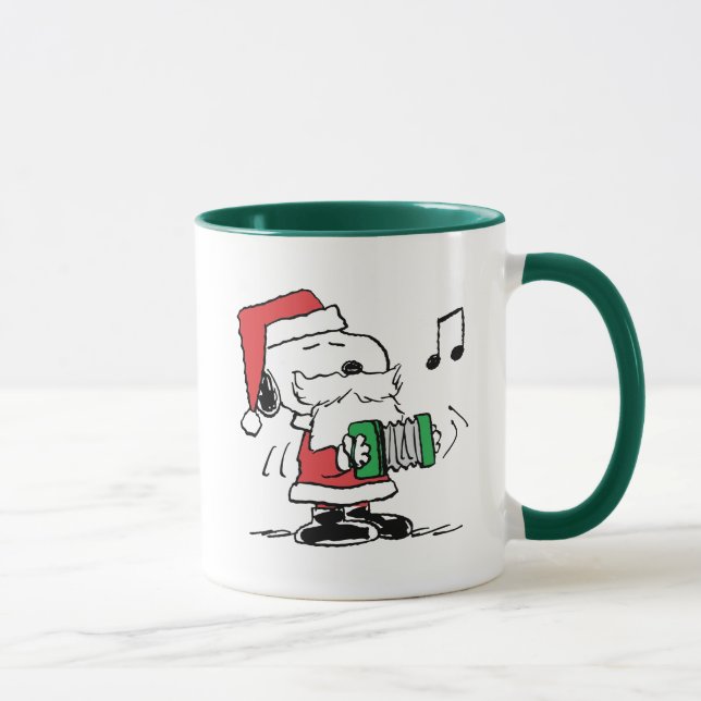 Caneca Amendoins | Snoopy Santa Claus Accordian (Direita)