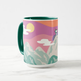 Caneca Amendoins Snoopy & Troop Caminhando a Montanha