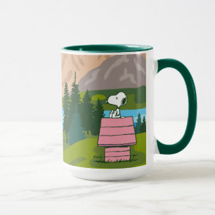 Caneca Amendoins   Snoopy & Woodstock O Excelente No Exte
