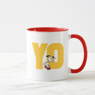 Caneca Amendoins Snoopy YO Skateboard