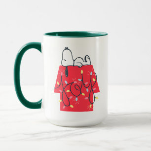 Caneca Amendoins Sonhador de férias de Snoopy