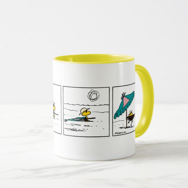 Caneca Amendoins | Woodstock na praia (Frente Esquerda)