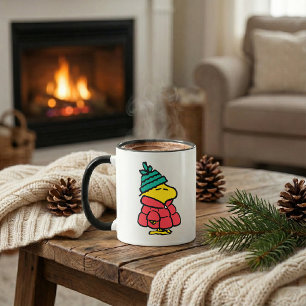 Caneca Amendoins Woodstock Puffy Jaqueta de inverno