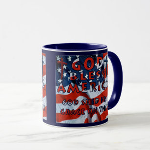 Caneca América deus abençoe