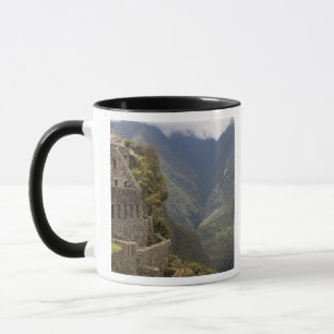 Caneca América do Sul, Peru, Machu Picchu. Ruínas de pedr