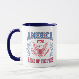 Caneca América Terra da Liberdade