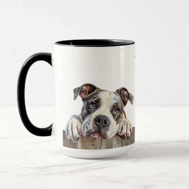 Caneca American Buldogue Dog Mug (Esquerda)
