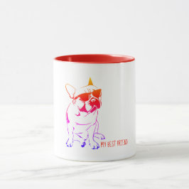 CANECA AMERICAN BULLDOG COLORFUL