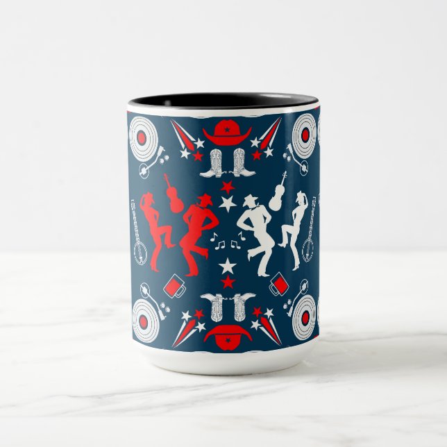 Caneca American Country Music Line Dancing (Centro)