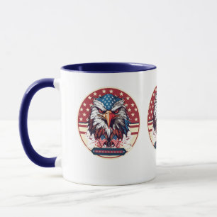 Caneca American Eagle Flag Cerâmica Mug