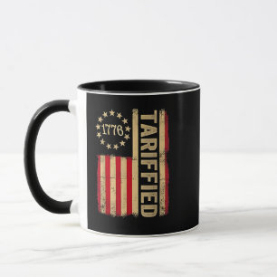 Caneca American Flag USA 1776 American Tarrifs