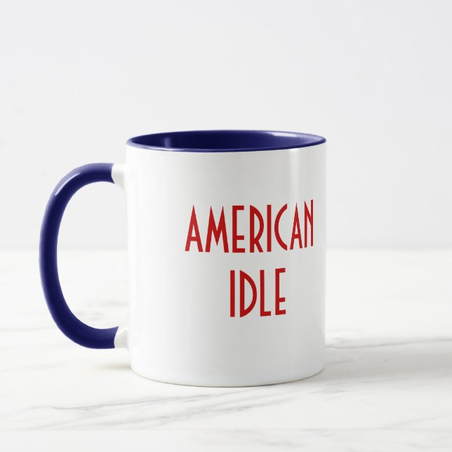 CANECA AMERICAN IDLE c/ Bandeira dos EUA (Esquerda)