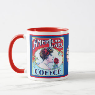 Caneca American Lady Coffee Mug