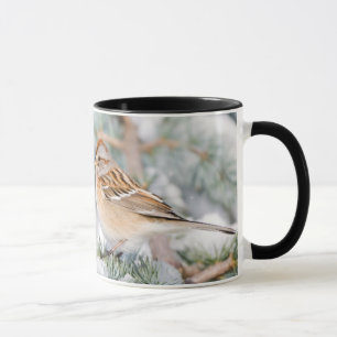 Caneca American Tree Sparrow no inverno