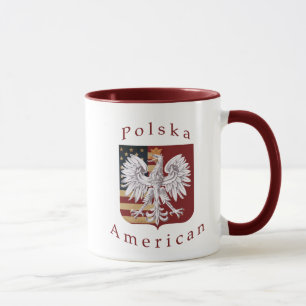 Caneca americana da campainha do tributo de Polska
