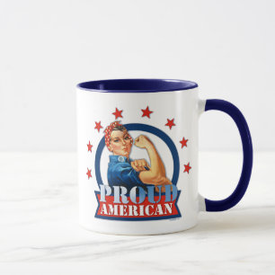 Caneca americana orgulhosa da campainha do