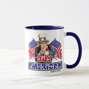 Caneca Americano do comprar (feito em China) - piada