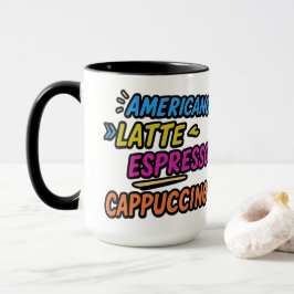 Caneca Americano Latte Espresso Cappuccino Café Funny Cof