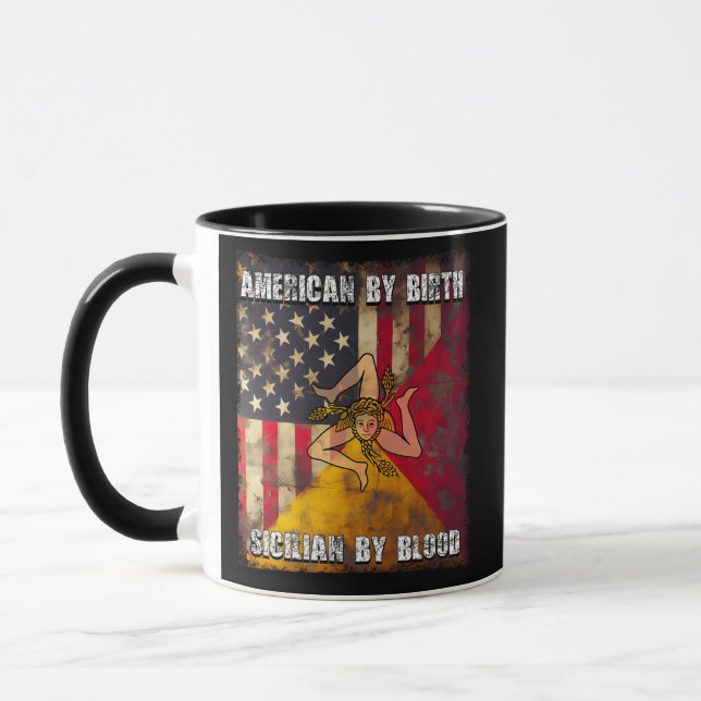 Caneca Americano por Birth Sicilian por Blood (Esquerda)