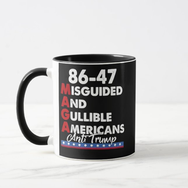 Caneca Americanos Misguiados E Gulíveis 86-47 (Esquerda)