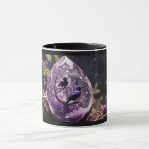 Caneca Ametyst Crystal - Crows Blackbird Ravens
