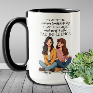 Caneca Amiga BFF Personalizada Divertida