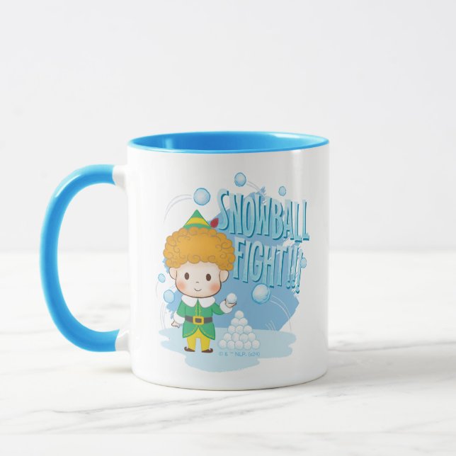 Caneca Amigo, a Luta do Elf Snowball! (Esquerda)