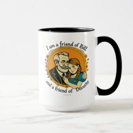 Caneca Amigo de Bill e de Dorothy -