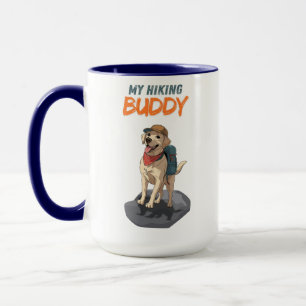 Caneca Amigo de Trilha – Aventura do Labrador de Caça