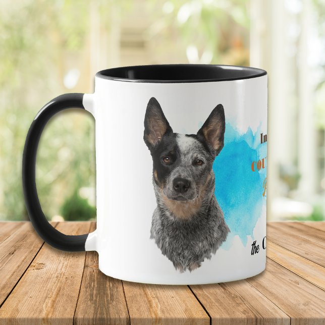 Caneca Amigo Leal de Cães de Bovinos Australiano (Criador carregado)