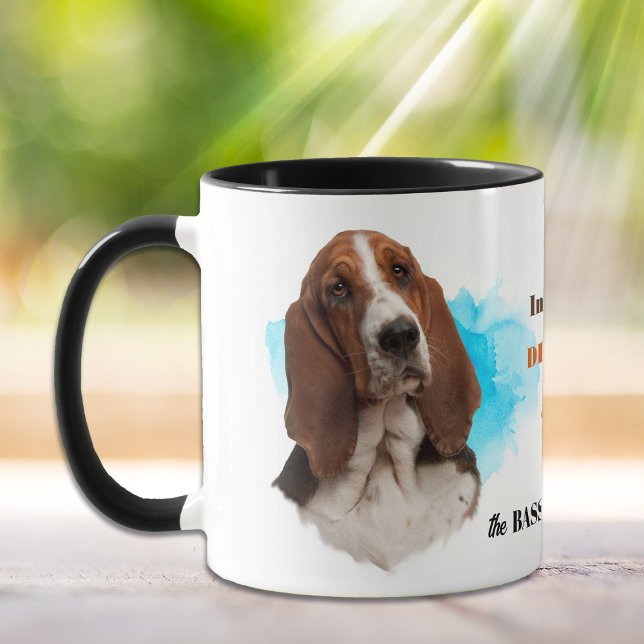 Caneca Amigo Leal do Cachorro Basset (Criador carregado)