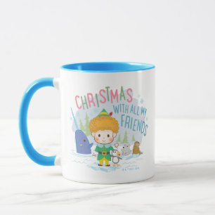 Caneca Amigo, o Natal do Elf com todos os meus amigos