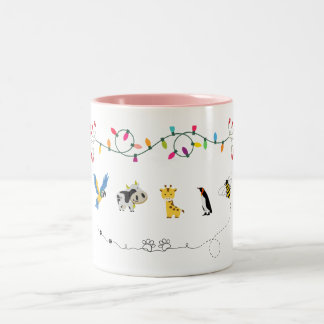 Caneca Amigos Animais Fofos | Xícara de Café Carto
